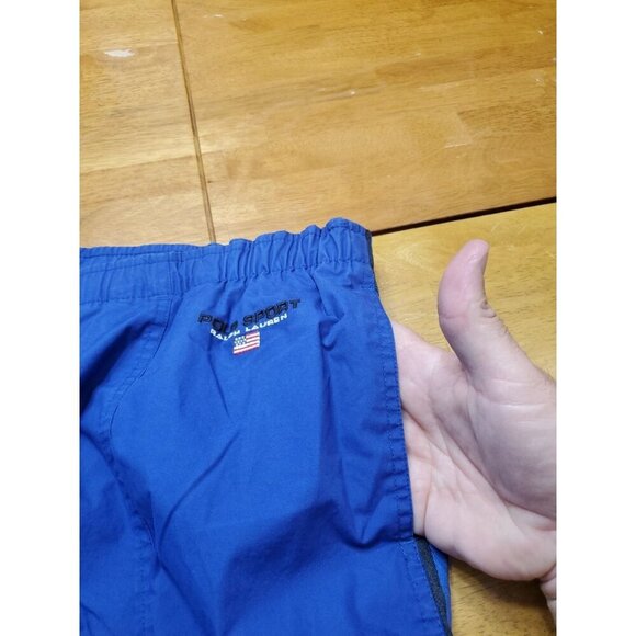 Polo Sport Ralph Lauren Men's Track Pants Sz XXL Blue 90’s Y2K Baggy Vintage - Picture 10 of 10